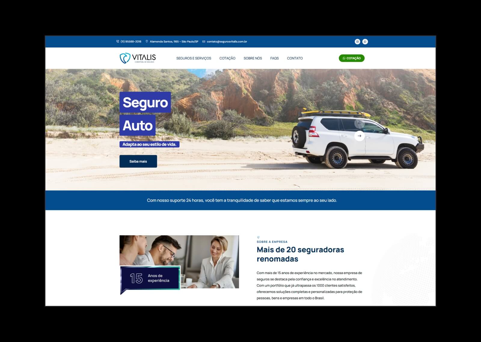 Site Seguros Vitalis